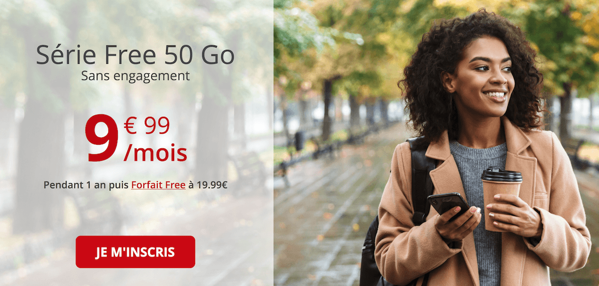 Un dernier forfait 50 Go disponible du côté de Free mobile