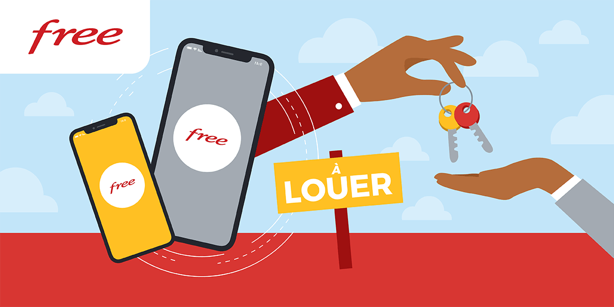 Louer son téléphone portable chez Free. 