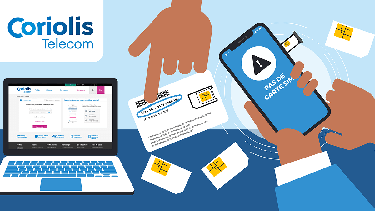 Activer sa carte SIM Coriolis Telecom.