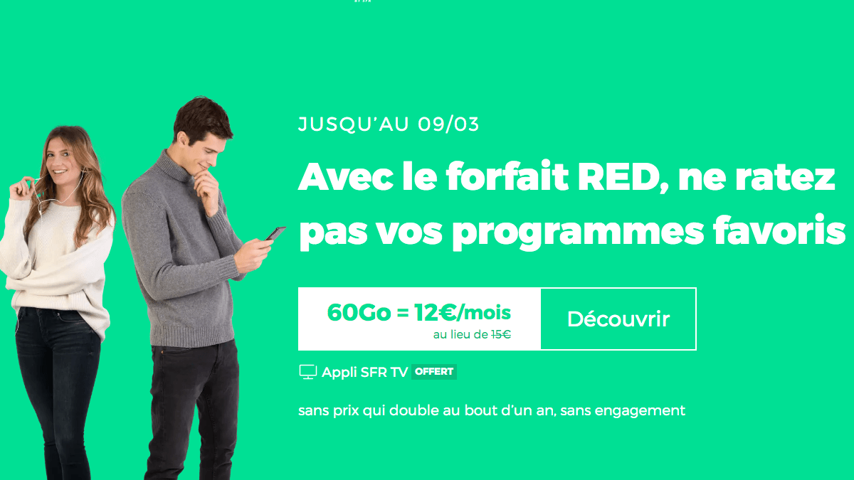 RED by SFR en promo