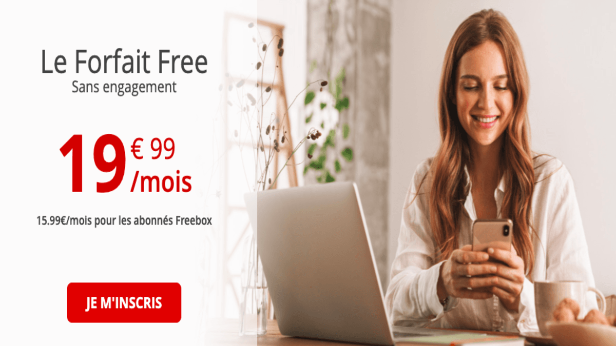 Forfait Free mobile 100 Go