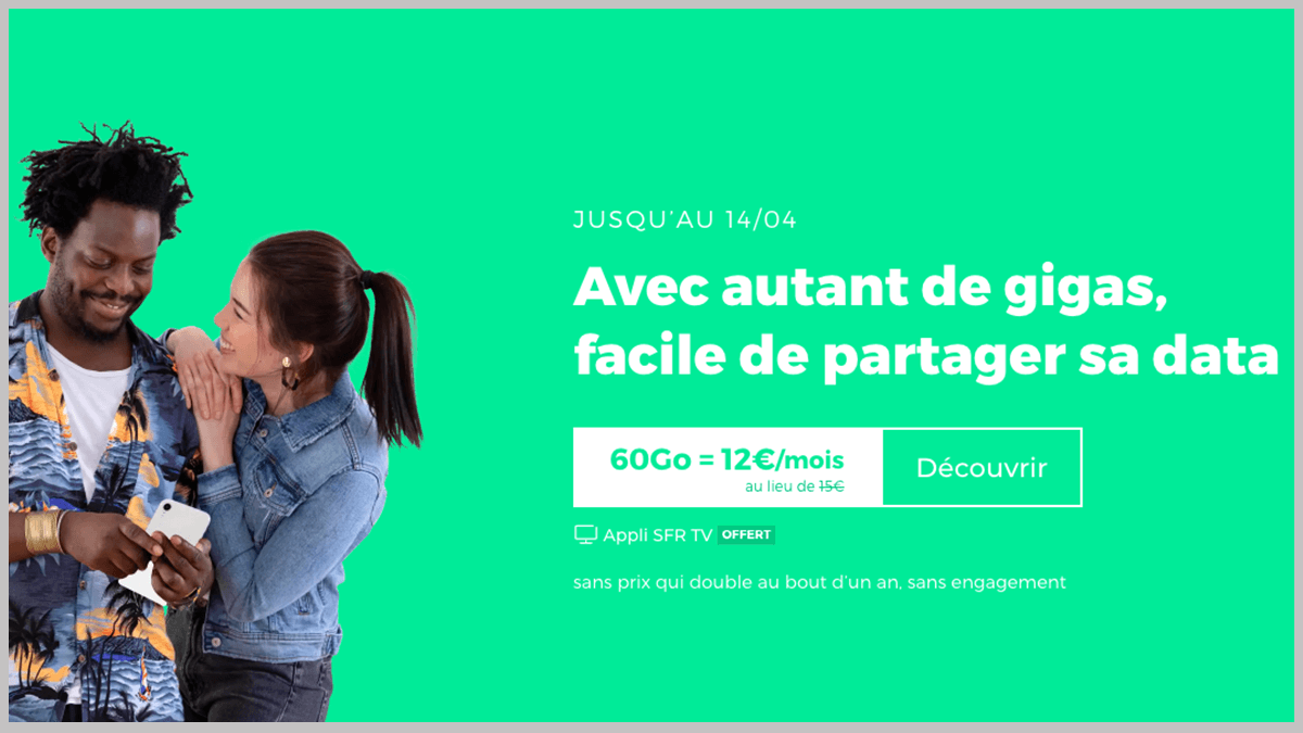 RED by SFR à 12€/mois