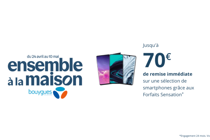 Code promo Bouygues Telecom smartphones pas chers