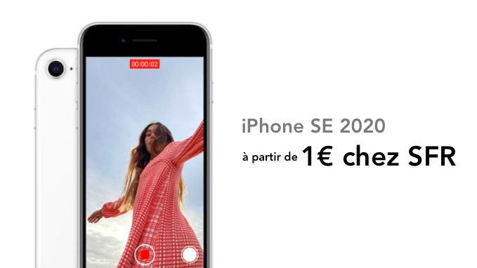 iPhone SE à 1€ chez SFR