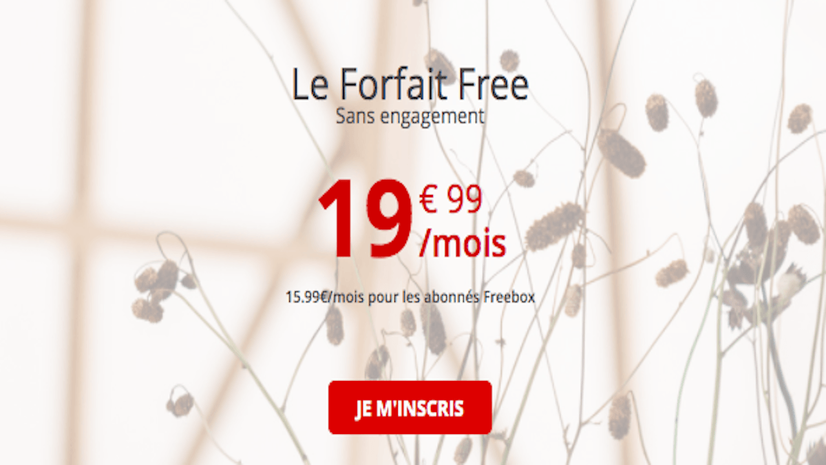 forfait free 100 Go