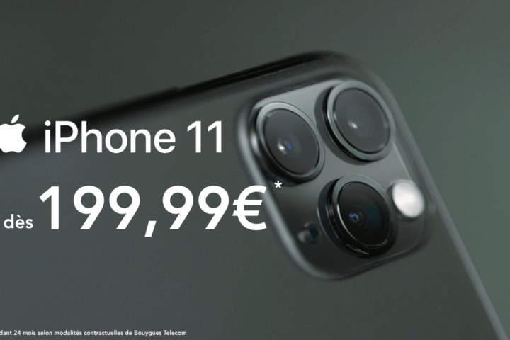 Promo iPhone 11 Bouygues SFR