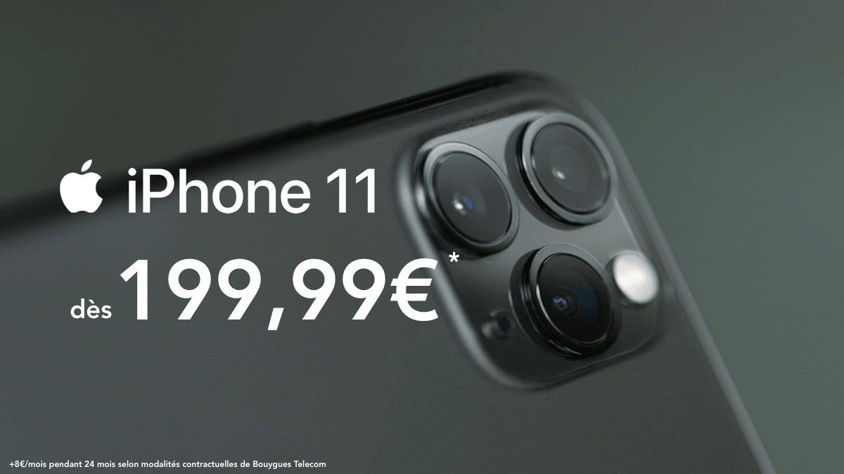 Promo iPhone 11 Bouygues SFR