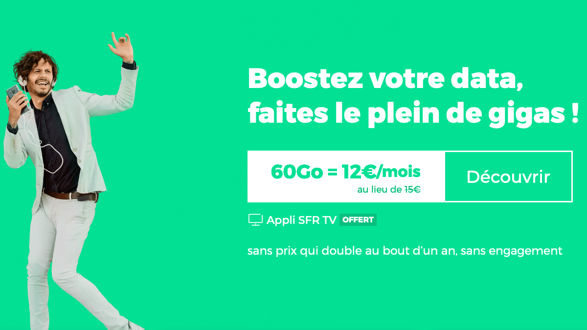Promo forfait 4G RED by SFR.