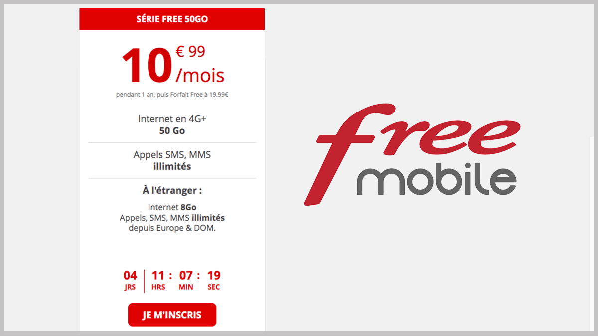 Série Free 50 Go en promo