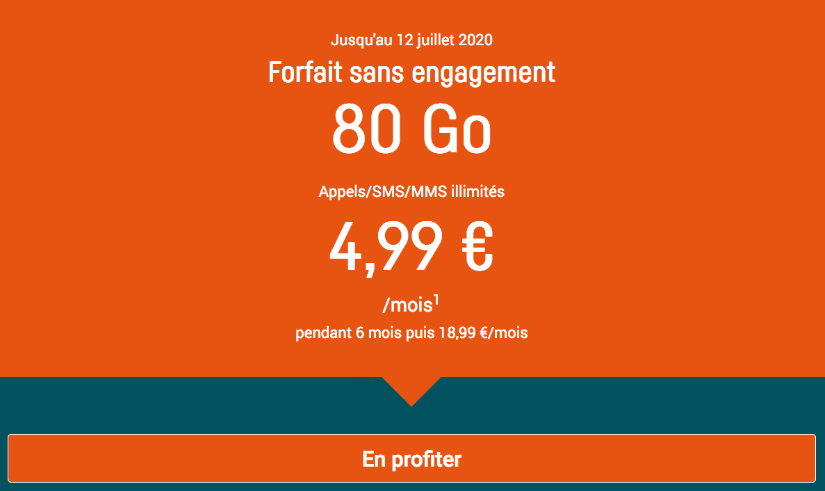 Le forfait CIC Mobile en promotion