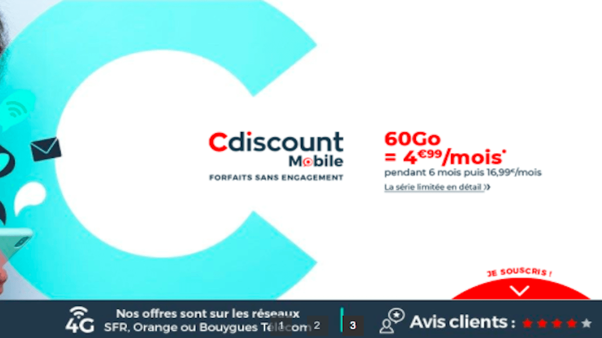 Promos Cdiscount Mobile