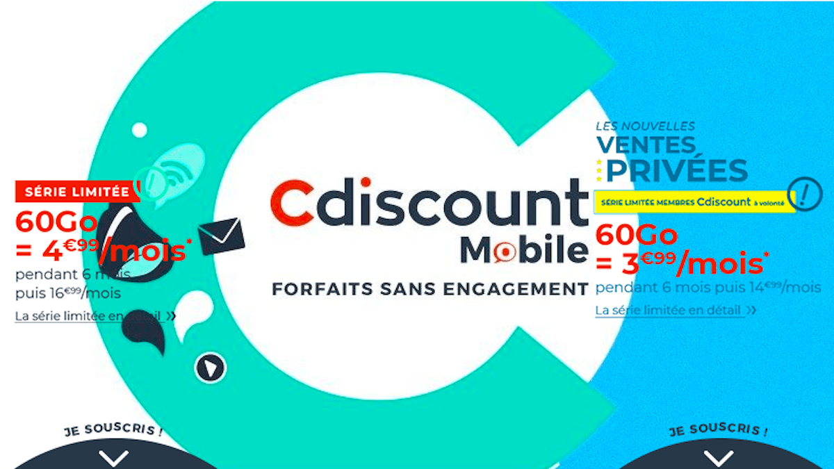 Promos Cdiscount Mobile