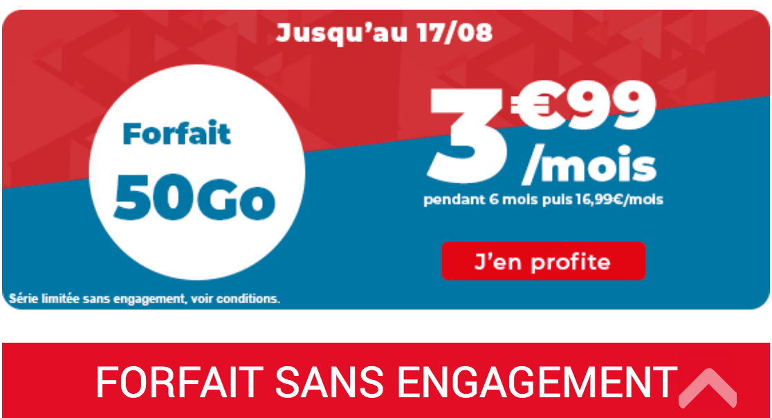 Le package promotionnel d'Auchan Telecom