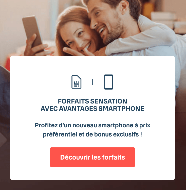 forfait smartphone sensation