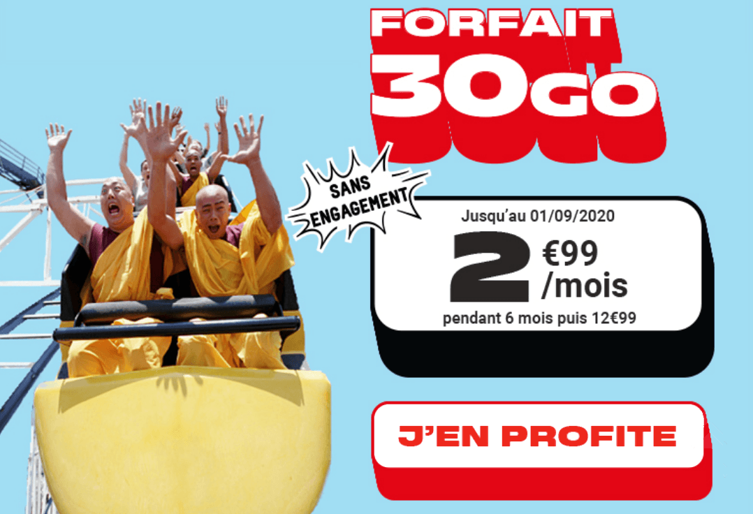 le forfait NRJ Mobile en promotion