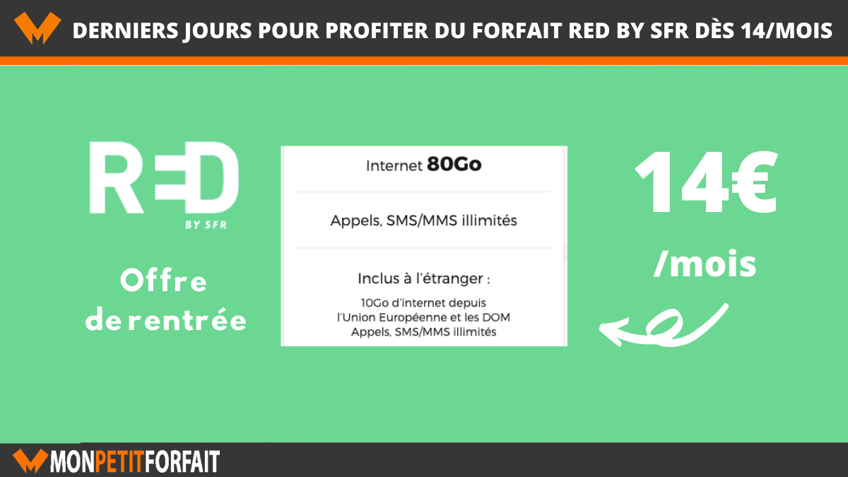 forfait mobile RED by SFR