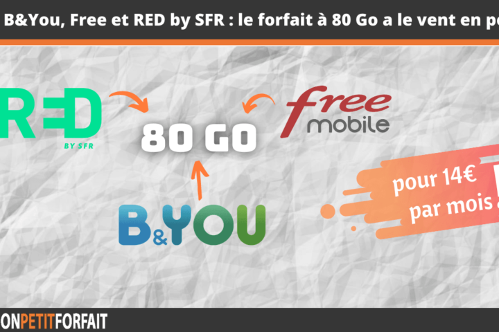 RED B&YOU Free forfait 80 Go