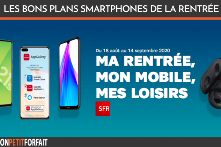 Promo smartphones chez SFR
