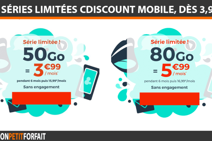 les promos cdiscount mmobile