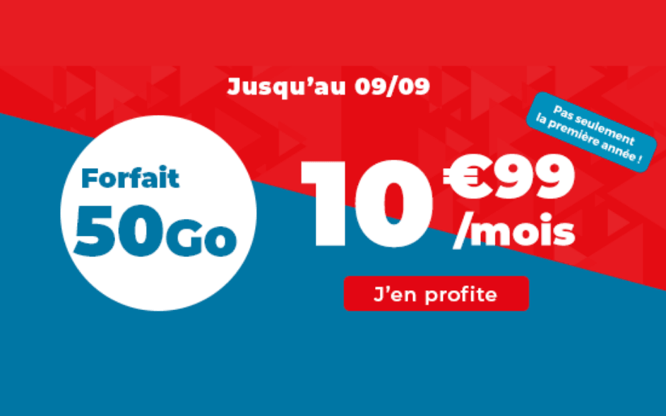 Le forfait 50 Go d'Auchan Telecom