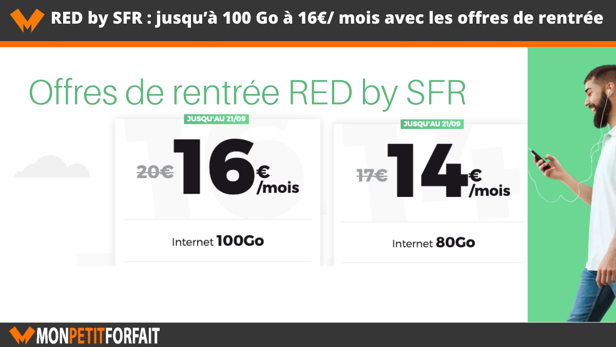 forfaits rentrée RED by SFR