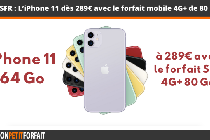 SFR forfait mobile iPhone