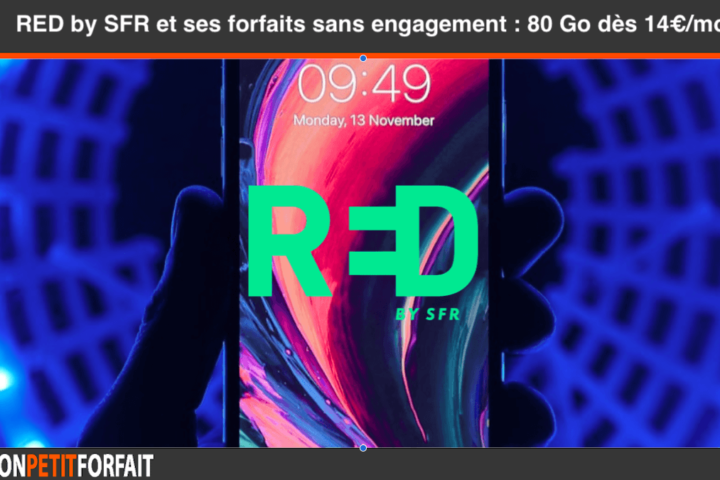 Quel forfait pas cher choisir chez RED by SFR ?