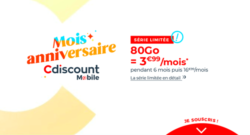 Cdiscount anniversaire