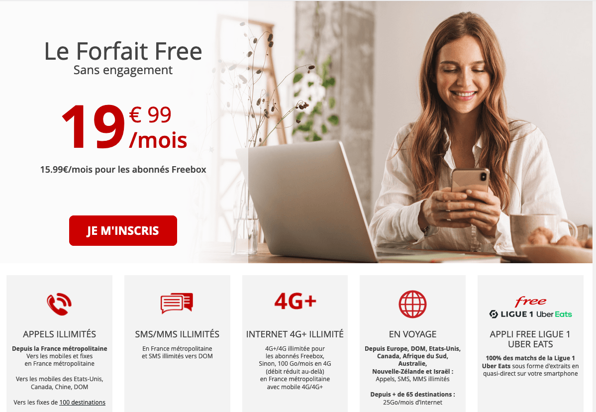 Forfait Free 19 99 Combien De Go