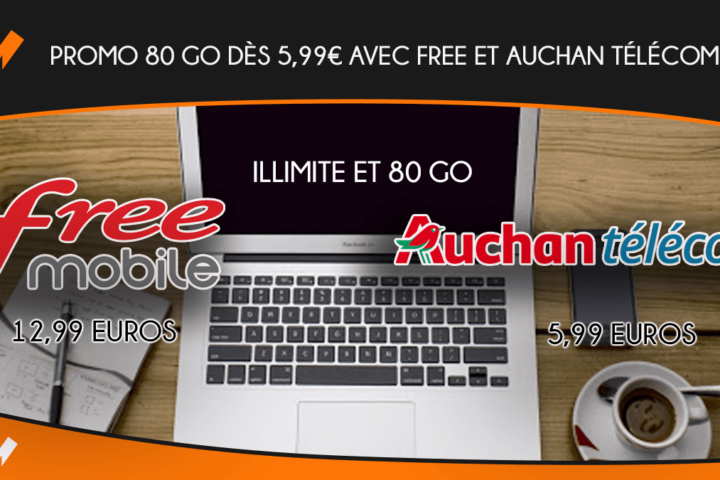 Free Auchan 80 Go promo