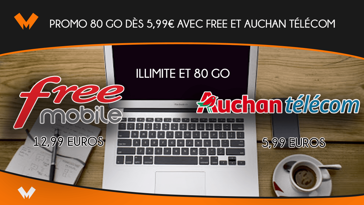 Free Auchan 80 Go promo