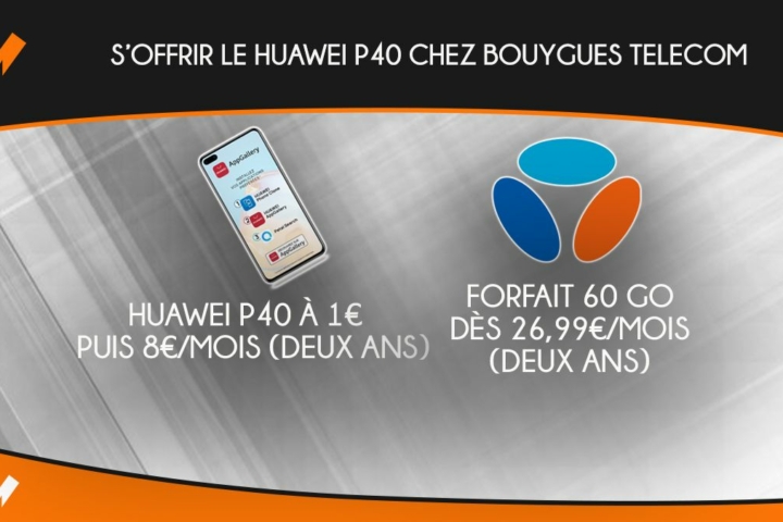 Huawei P40 chez Bouygues Telecom
