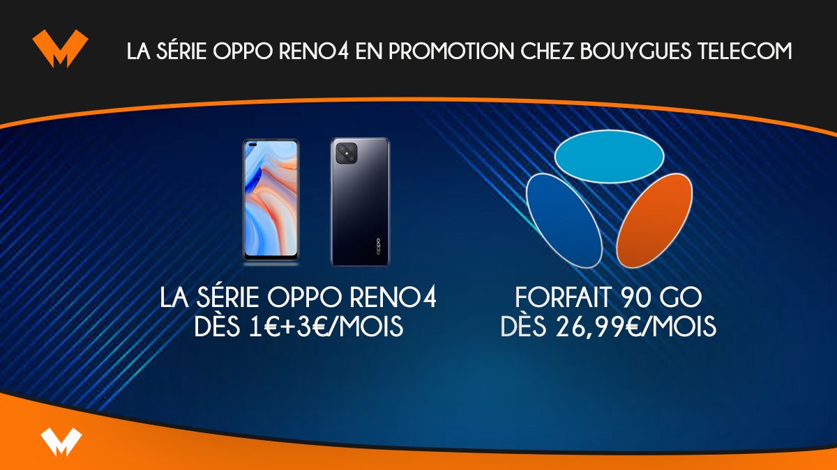 OPPO Reno4 chez Bouygues Telecom