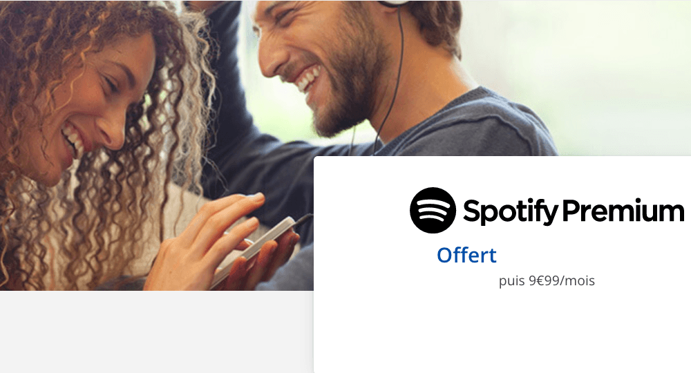 Spotify Premium offert chez B&YOU