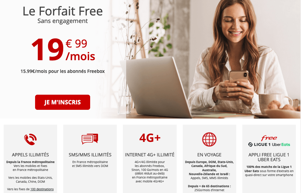 Offre Free Mobile 8.99 à Vie 2022