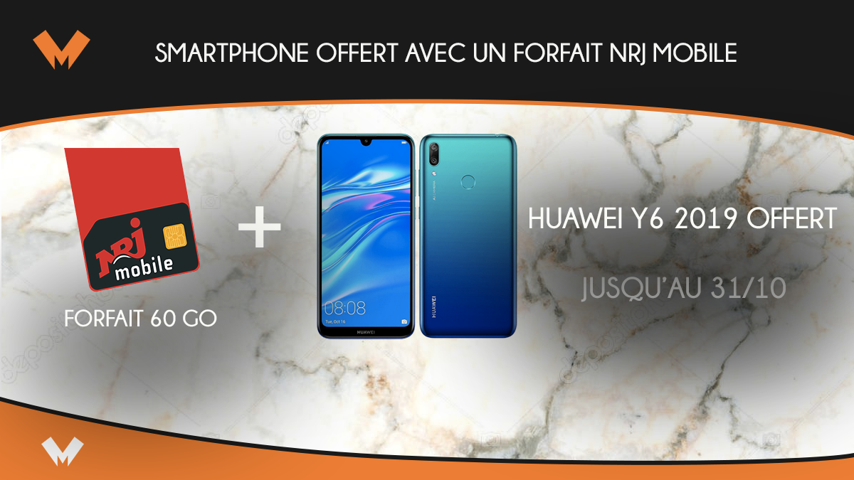 Huawei offert avec NRJ Mobile