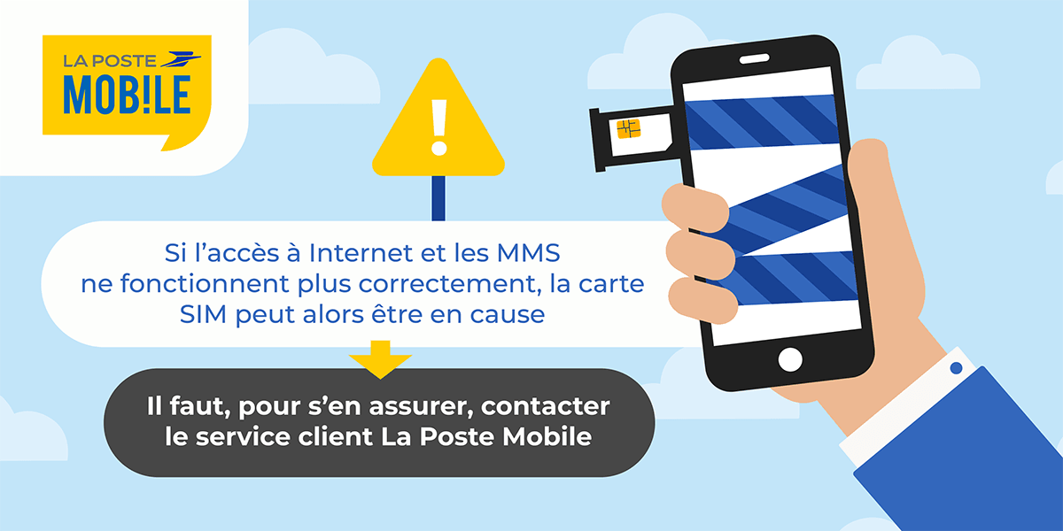 Carte SIM La Poste Mobile.