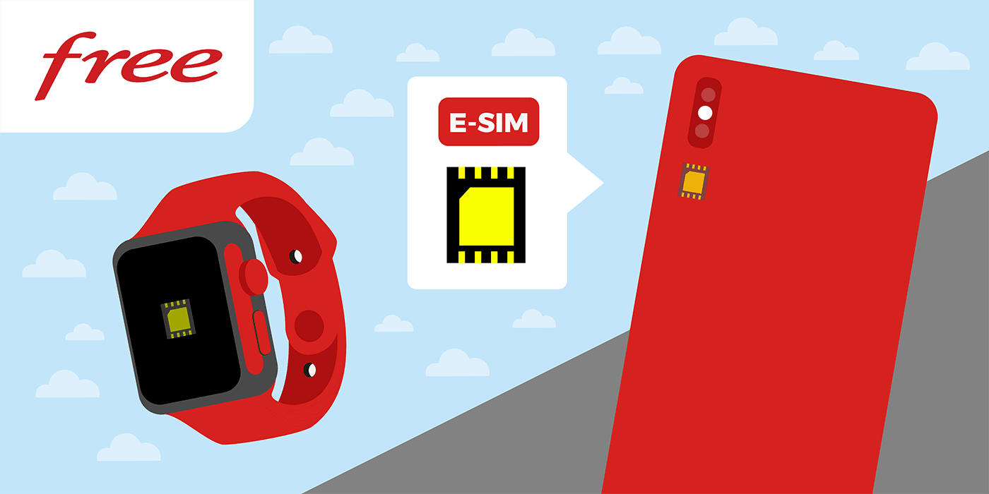 Carte eSIM chez Free.