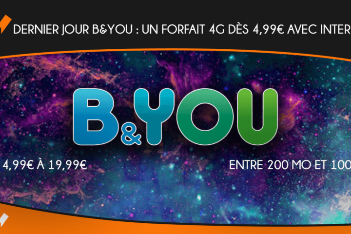 B&YOU forfait 4G