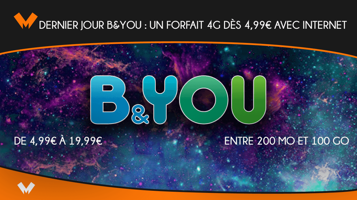 B&YOU forfait 4G