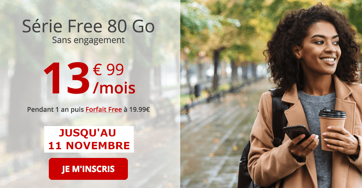Forfait 4G Série Free Mobile