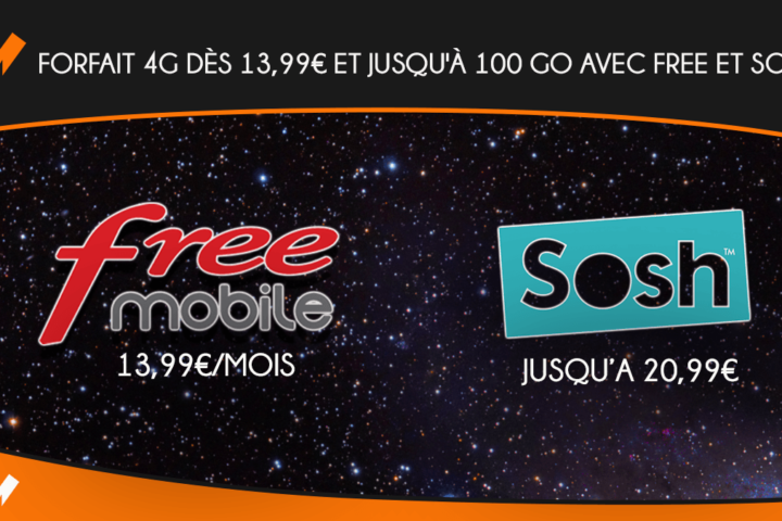 Free Mobile contre Sosh : 70 Go ou 100 Go
