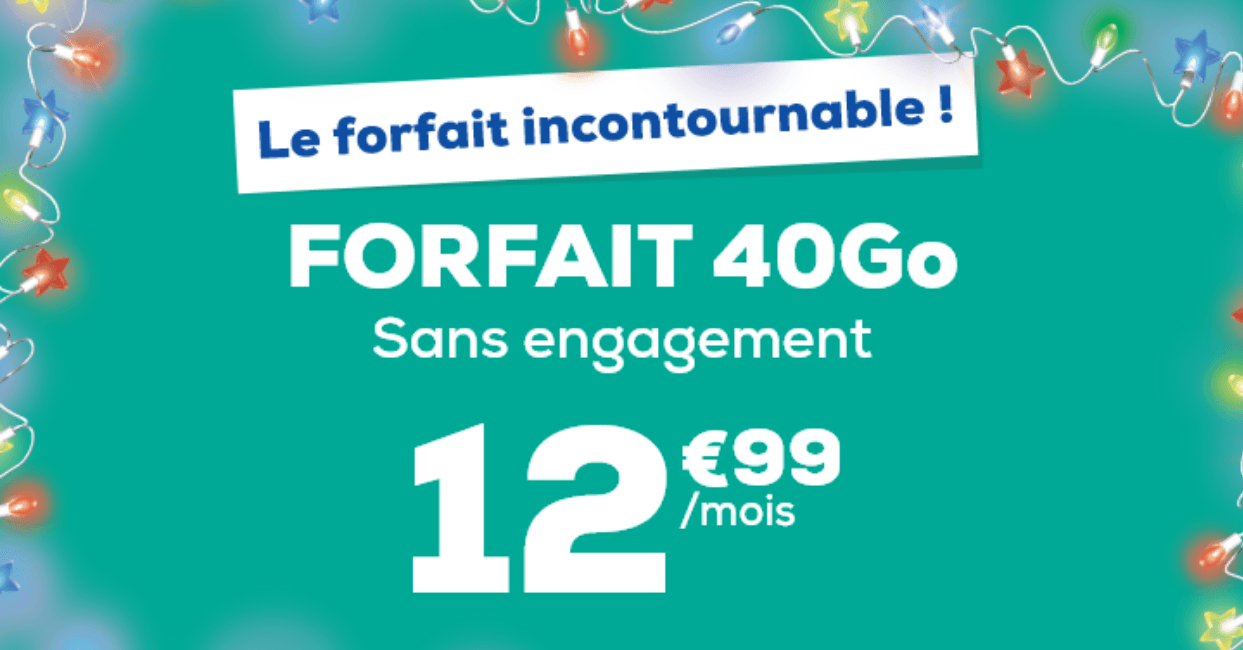 La Poste Mobile: 40 Go pour 12,99 €