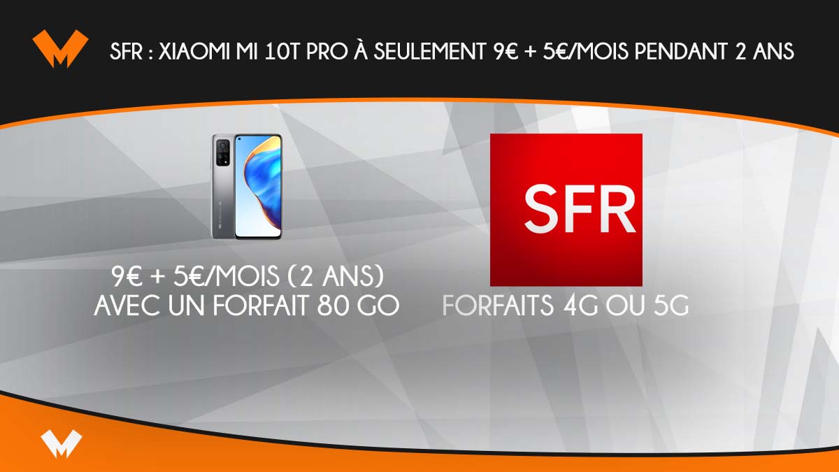 Xiaomi MI 10T Pro chez SFR
