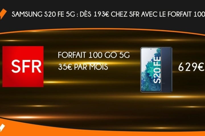 Samsung S20 FE 5G chez SFR 193