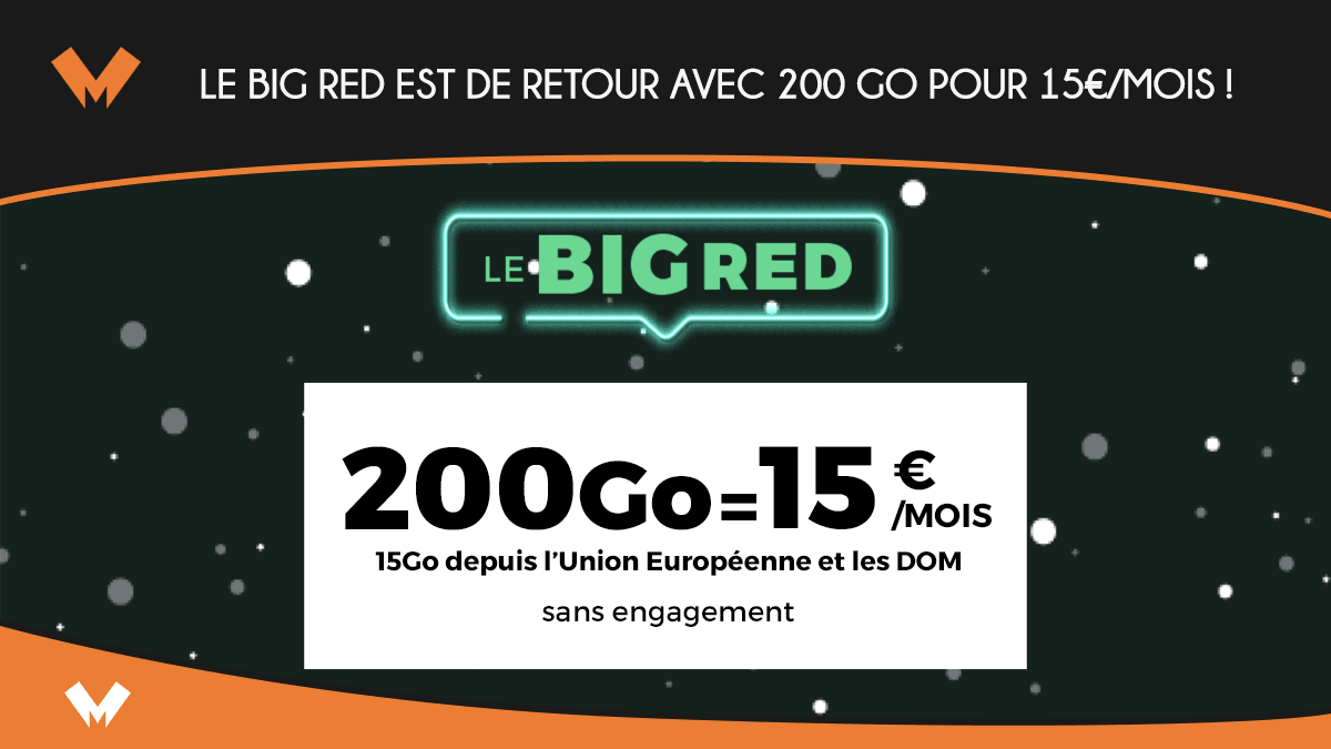 L'offre exclusive BIG RED