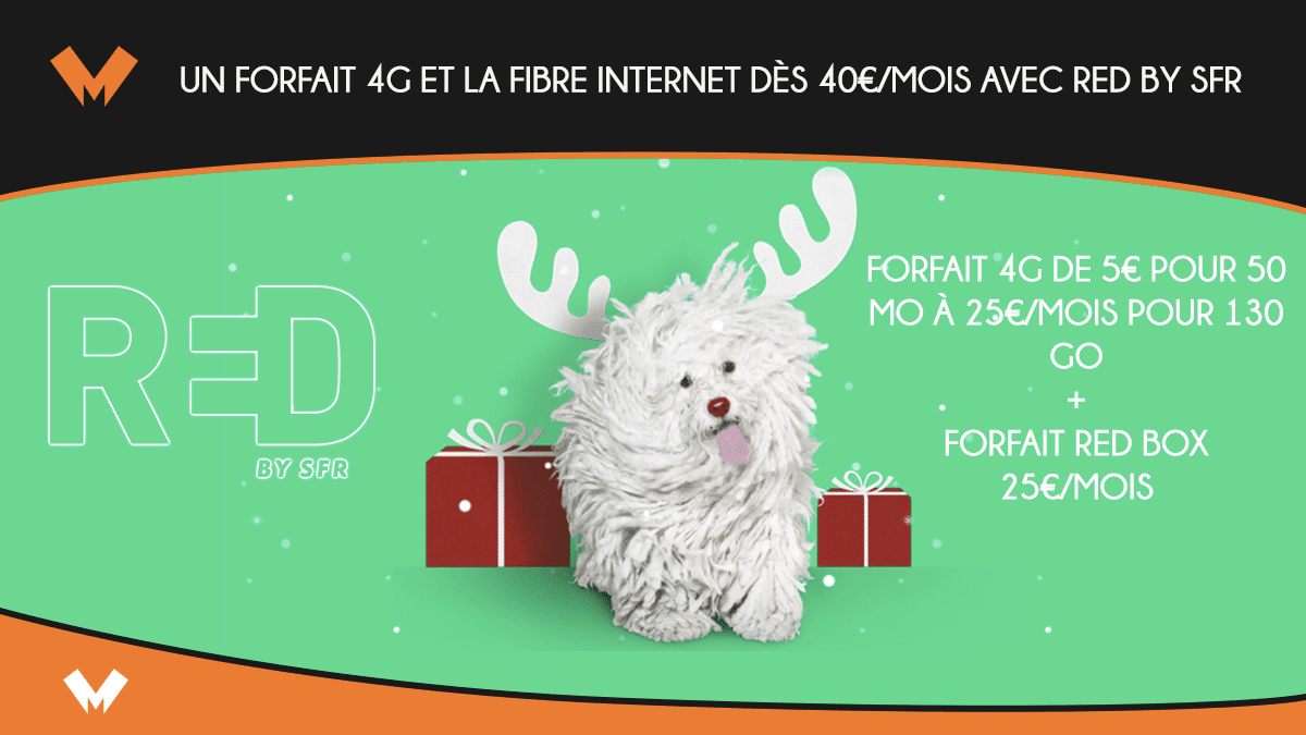 forfait 4G fibre RED by SFR