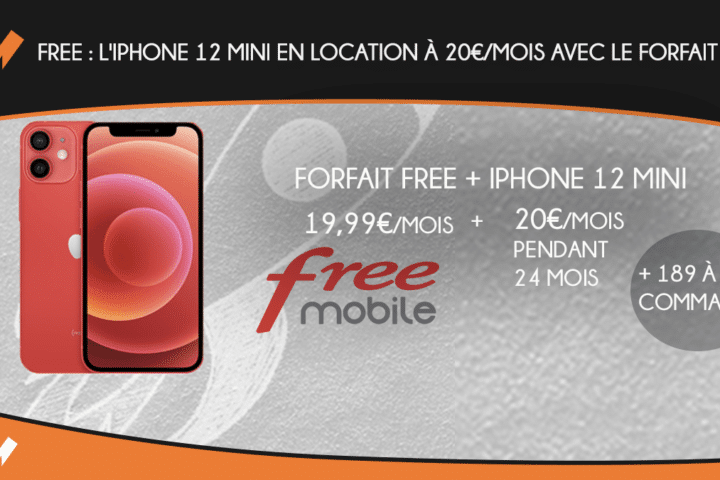 forfait free avec iphone mini 12