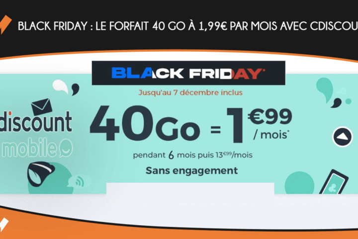 black friday offre promo cdiscount mobile