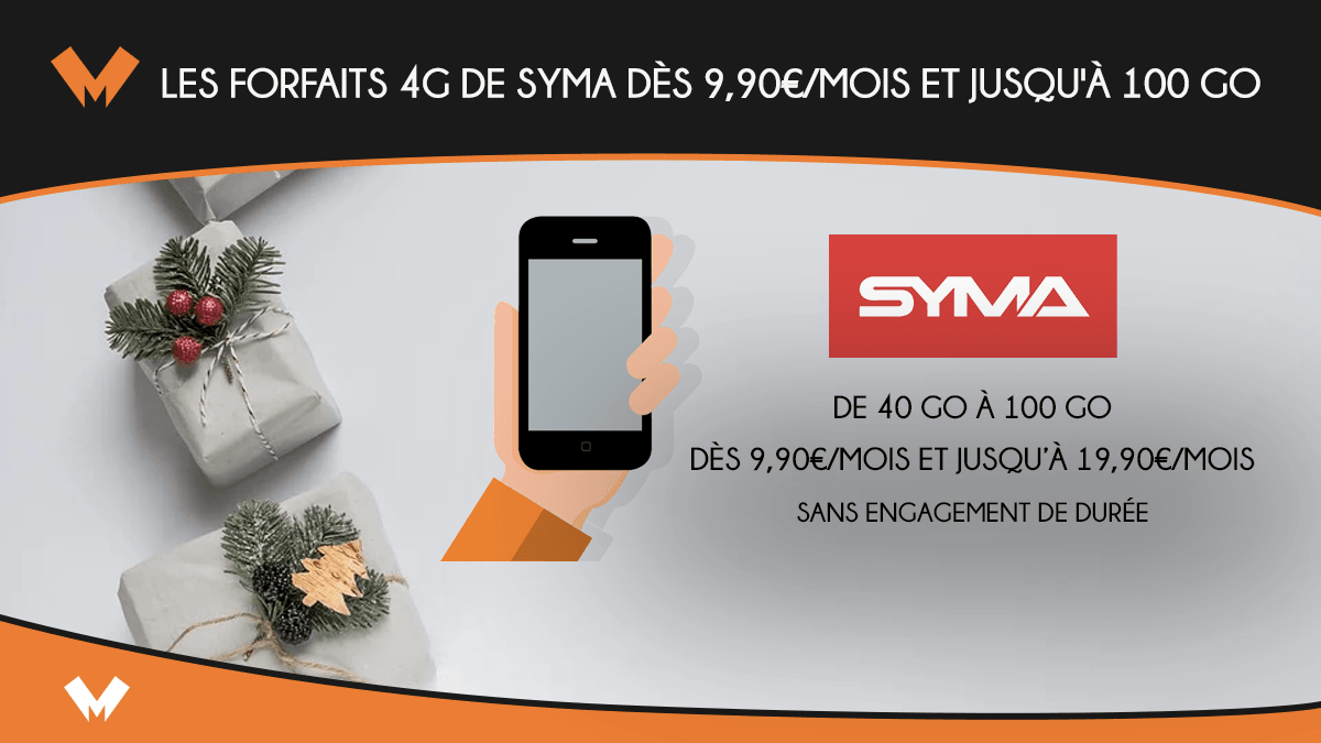 Les forfaits 4G de Syma Mobile